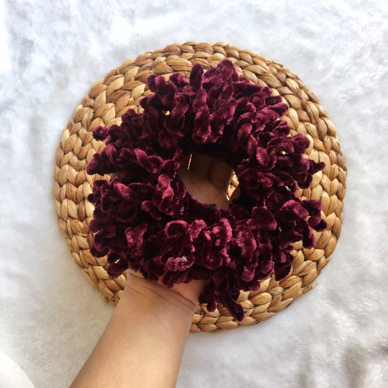 Ikat Rambut Ubur Ubur Kunciran Cendol Jumbo Hijab Cepol Aksesoris Murah-2