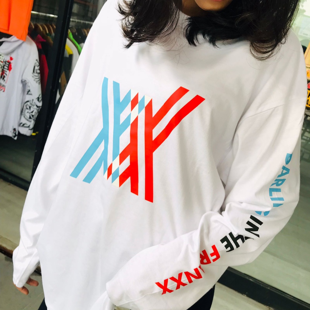 Longsleeve Darling in the Franxx White Zero Two Premium Unisex