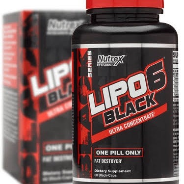 Nutrex Lipo 6 Black UC 60 caps fatburner pembakar lemak hydroxycut