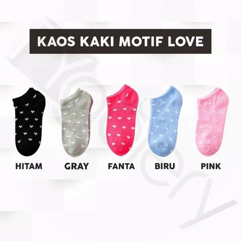 Kaos Kaki Cewek Wanita Ankle Kaos Kaki Pendek Motif Polos Kaos Kaki Semata Kaki Bahan Halus