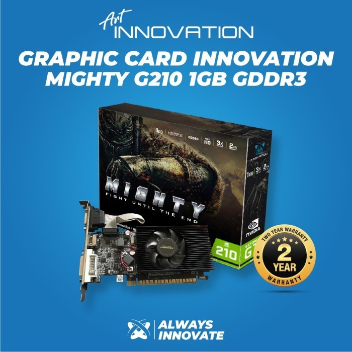 VGA INNOVATION G210 1GB DDR3 64 BIT LOW PROFILE