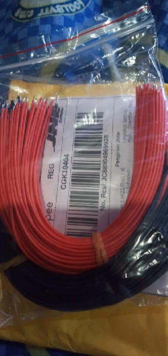 100pcs / Lot Kabel Jumper Connector Breadboard 20cm 24awg