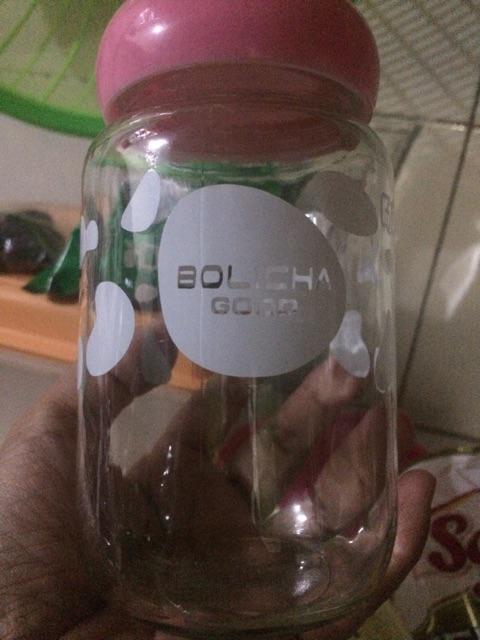 Botol Minum Kaca / Botol Jamur / Botol Tumblr / My Bottle Mushroom