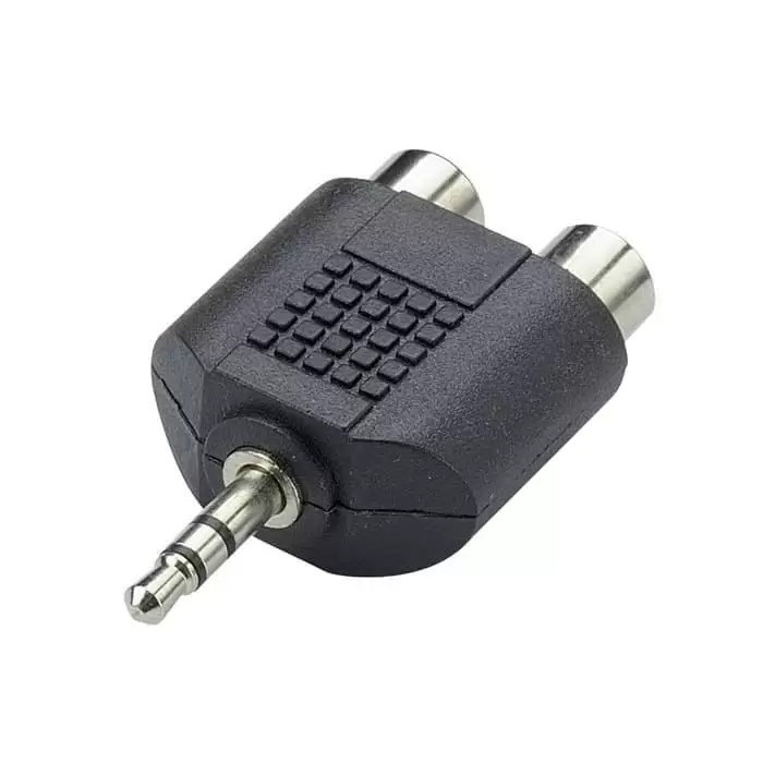 Audio Aadpter Connector Spliter 3.5mm Male Jack to 2 Female RCA Aksesoris Handphone Hp GALLERYONE gallery one