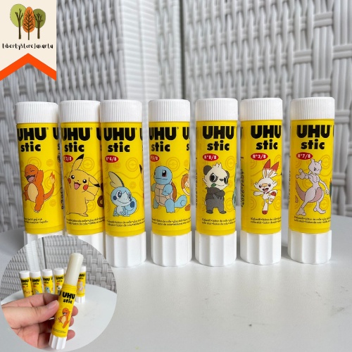 Jual Lem Stick Uhu Ukuran Kecil Gram Pikachu Lem Stick Putar Glue Motif Pikachu Pokemon Lem