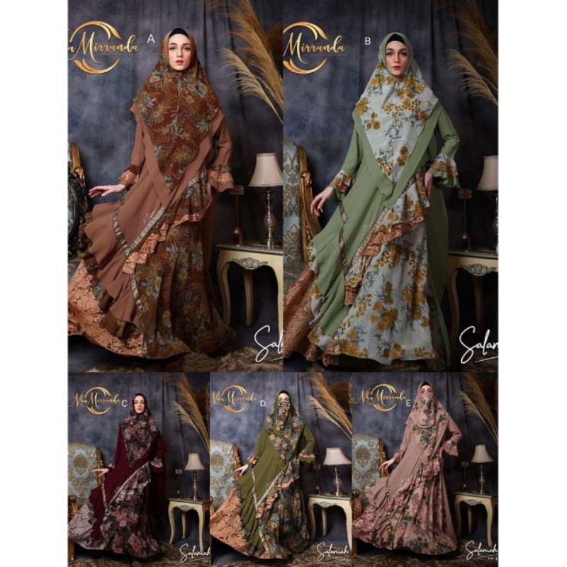 Salamah syar'i by Nha miranda  (siap kirim-cek stok)