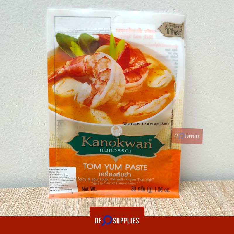 

Kanokwan Tom Yum Paste 30gr - Bumbu Instan Tomyam Rasa Tomyum Thai Sup