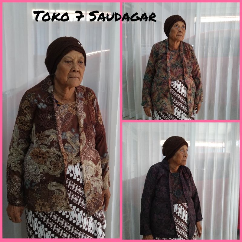 KEBAYA ORANG TUA BAJU Tradisional Baju Jadul Kembang/ KETU / CIPUT ORANG TUA