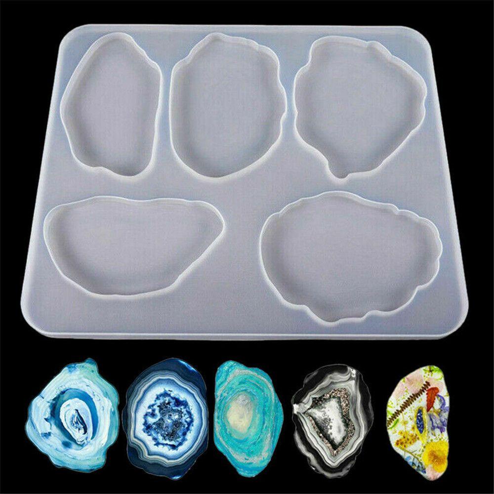 CHOOKYY Chookyy Cetakan Resin Epoxy Handmade UV Agate Jewelry Making Tools Coaster