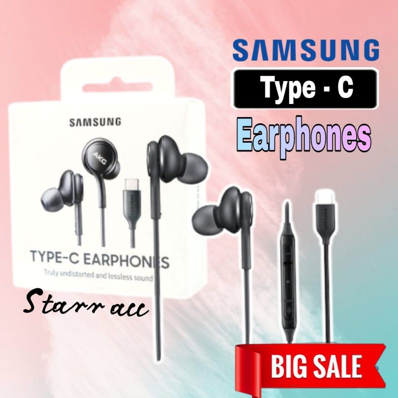 Earphones Samsung AKG Type C  / Headset Samsung Note 10 AKG S10+ / HEADSET TYPE C