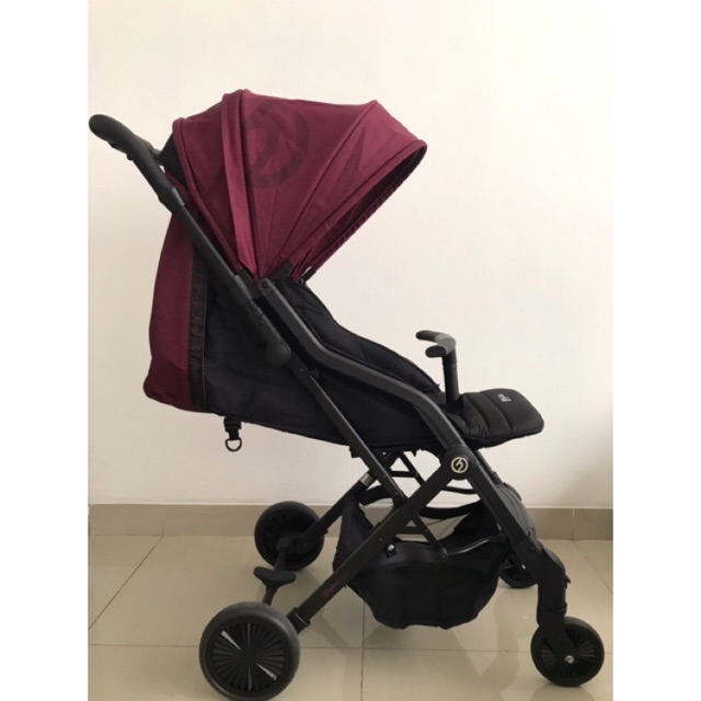 PRELOVED Hybrid Cabi Stroller Stacy Edition - Rasberry