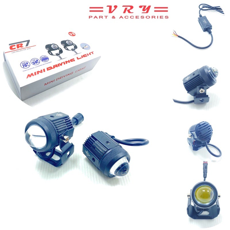 Lampu Tembak Laser Driving LED D2 Cr7