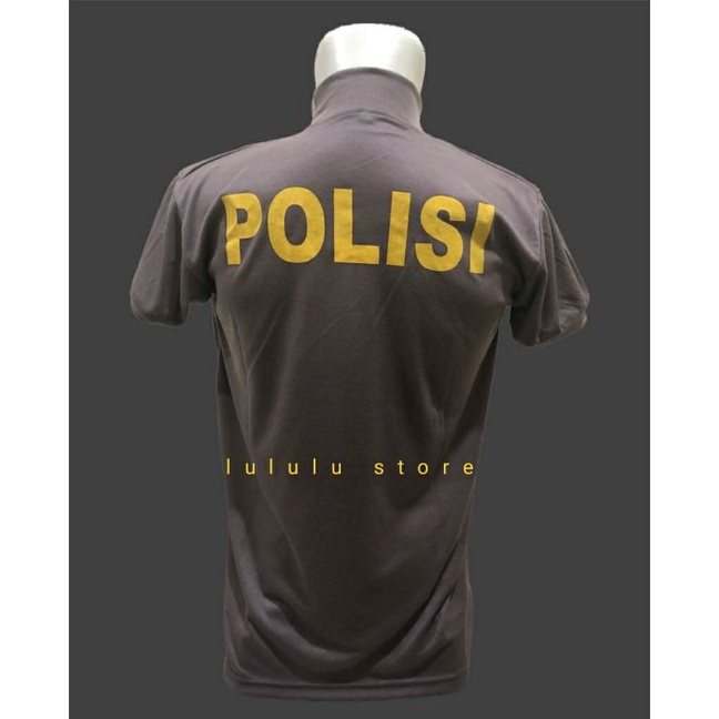 Kaos Dalaman Polri Polisi Kaos Dinas Kerah Tinggi