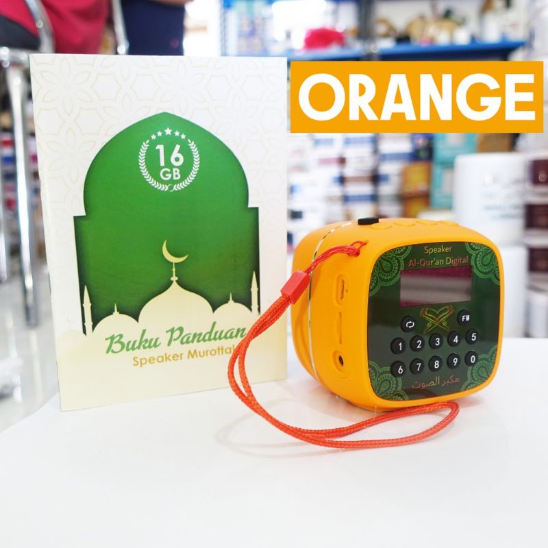 Speaker murottal speaker Quran advance v600 mini suara mantap + 16 GB FULL Memori Murrotal