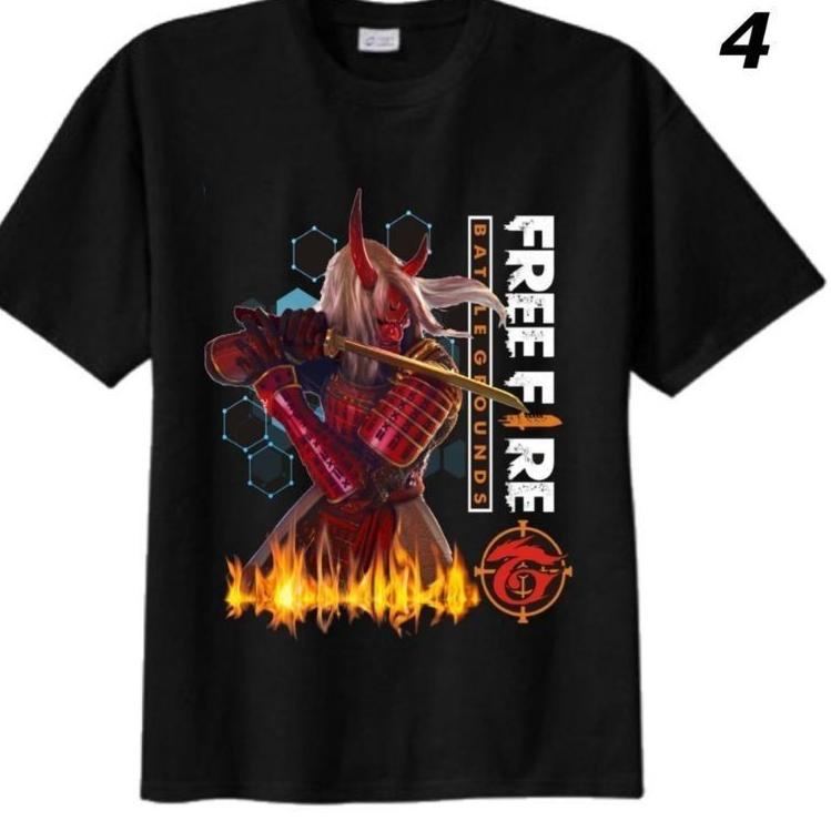 [ Rebut promo Kaos Free Fire FF Anak Sampai Dewasa Baju Games Terlaris Termurah (COD) .,,.,.,