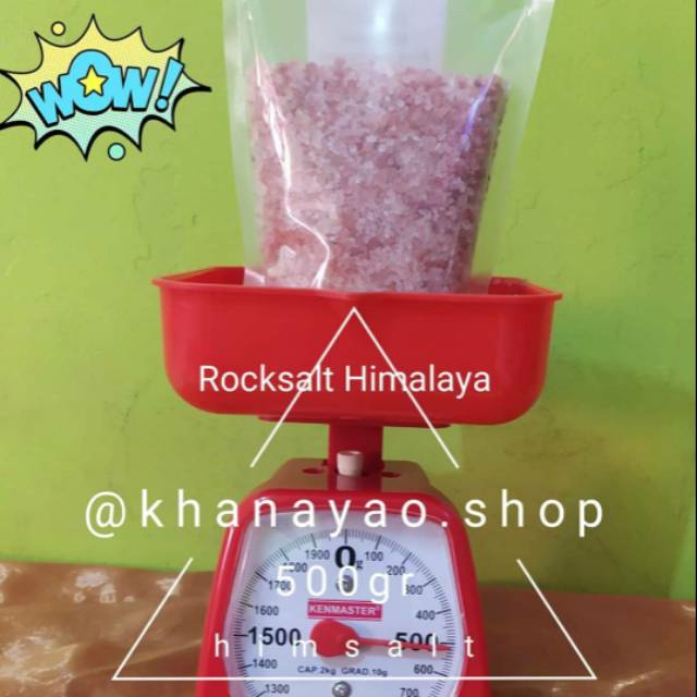 

Garam himalaya kasar - rocksalt himalaya - garam himalaya - pink salt himalaya - garam jsr