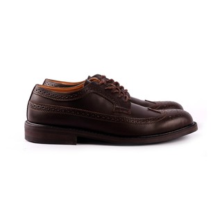  Sepatu  Pantofel  Pria Sanada Longwing Darkbrown Shopee  