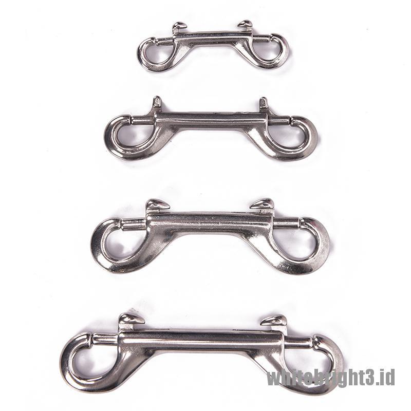 Kait snap bolt Dua Sisi Bahan stainless steel 316 Untuk scuba diving