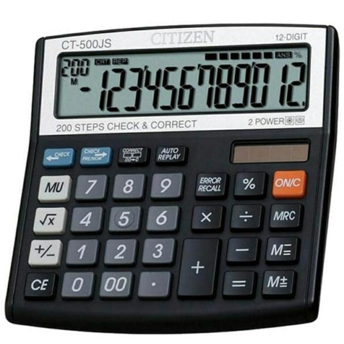 

KALKULATOR CHECK & CORRECT CITIZEN CT 500JS / Calculator Cek Ulang