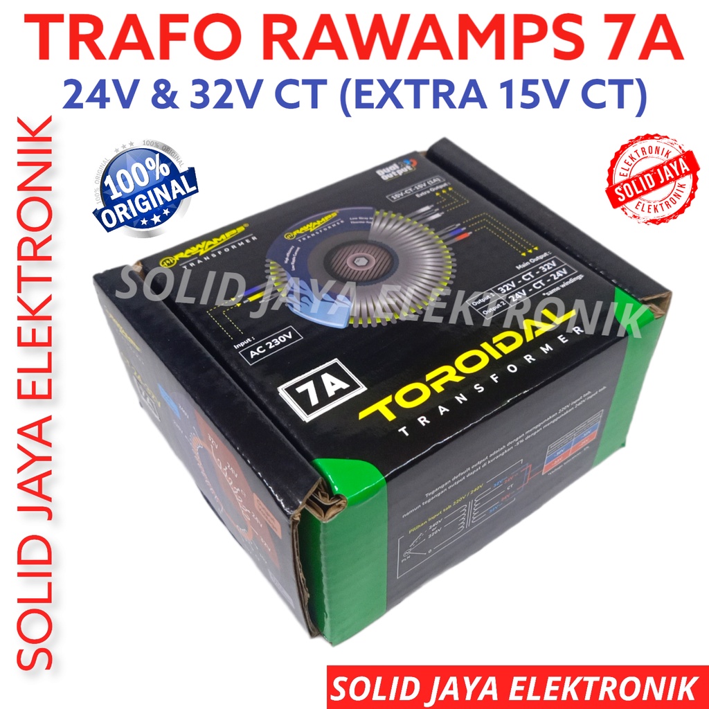 TRAFO DONAT 7A 24V 32V CT RAWAMPS TRAVO TOROID TOROIDAL TRANSFORMER RAW AMPS 7 AMPER CT 24 32 V VOLT MURNI BULAT 7AMPER 7A 24VOLT 32VOLT PLUS EXTRA 15V CT BGR BELL ASLI ORI ORIGINAL
