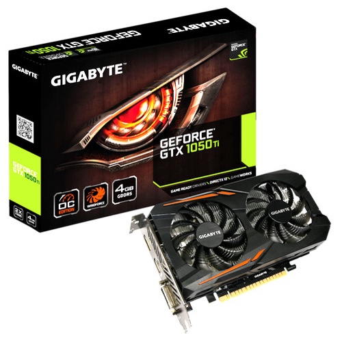 vga gigabyte gtx 1050ti 4gb gddr5 windforce oc edition