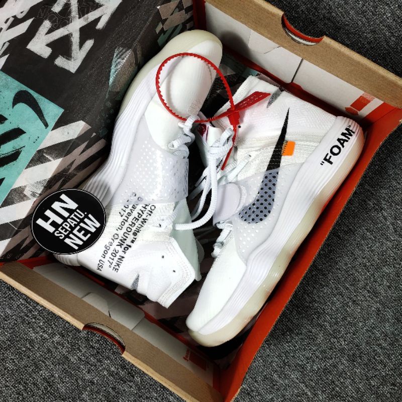 nike react hyperdunk x off white