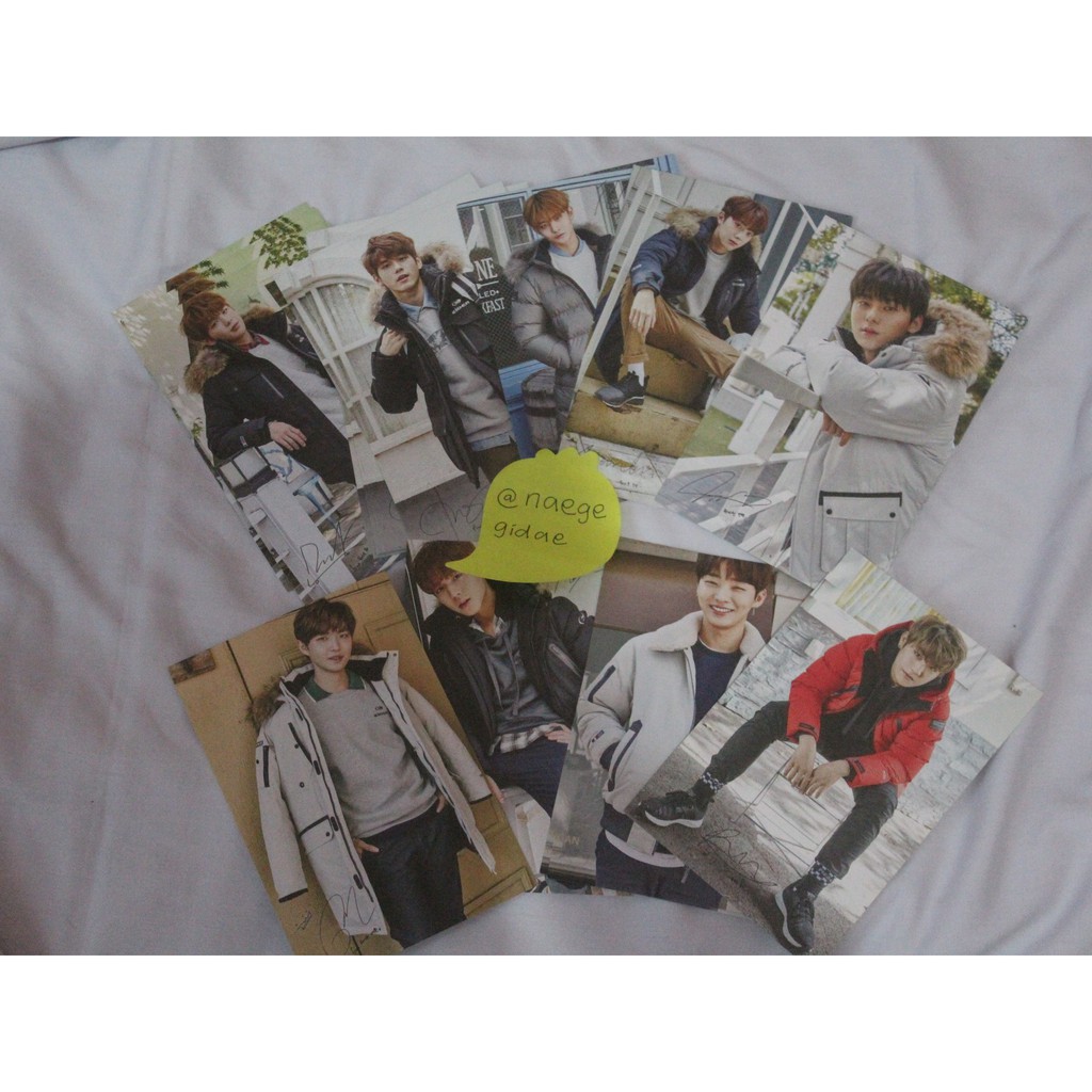 WANNA ONE x EIDER Photocard