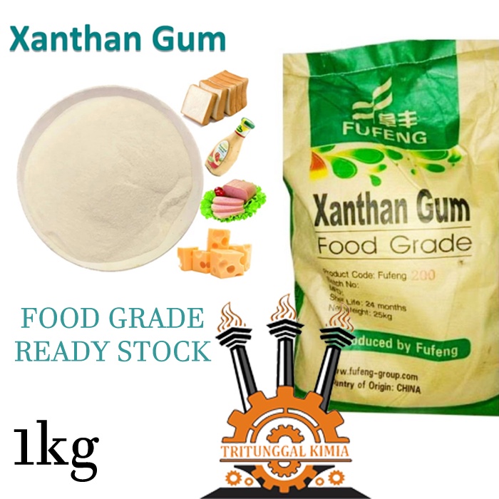 

Xanthan Gum Pengental Food Grade Mesh 200 Fufeng 1kg Xantham Gum Pengental untuk Keto Diet HALAL