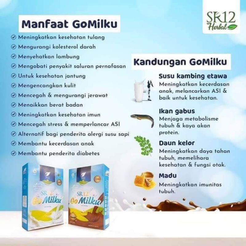 

GoMilku SR12-Susu Kambing SR12-Susu Etawa-Penambah Imun