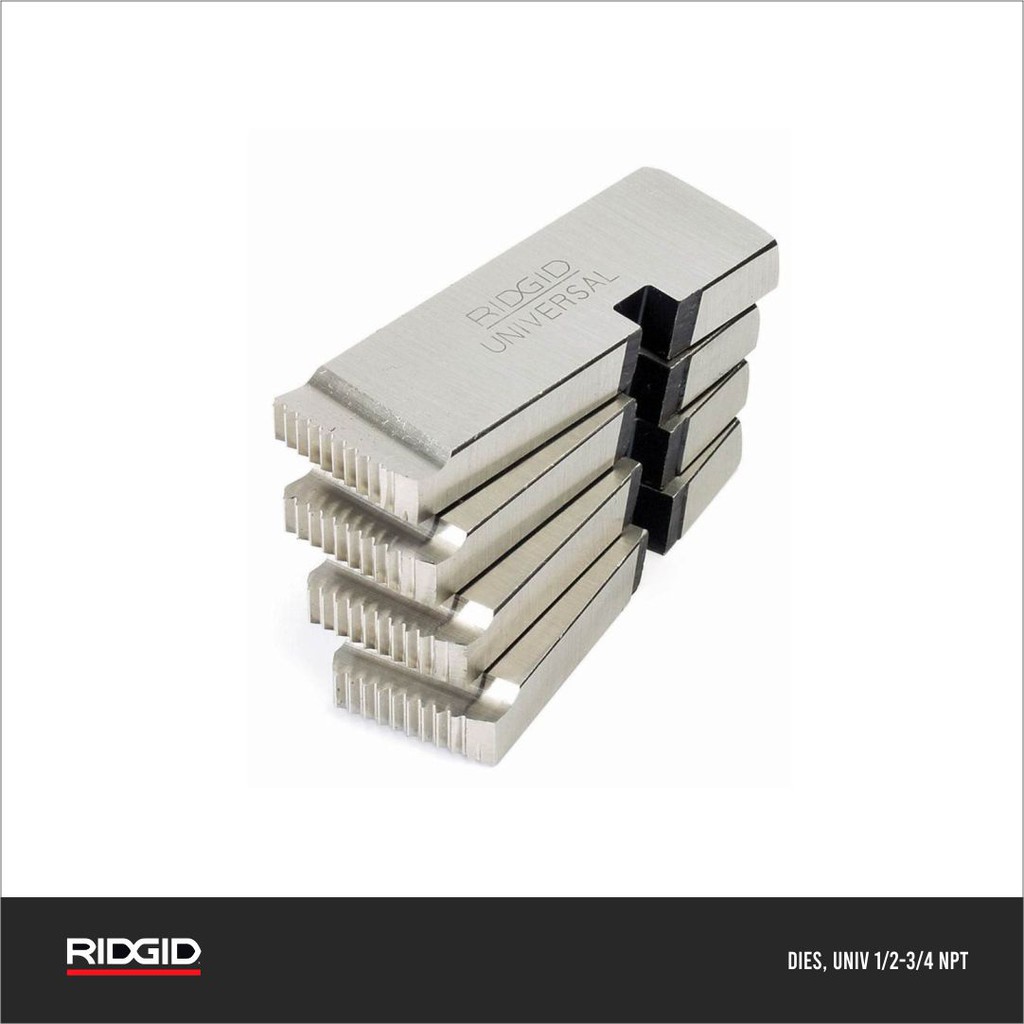 

RIDGID Dies. UNIV 0.5-0.75 NPT-47745