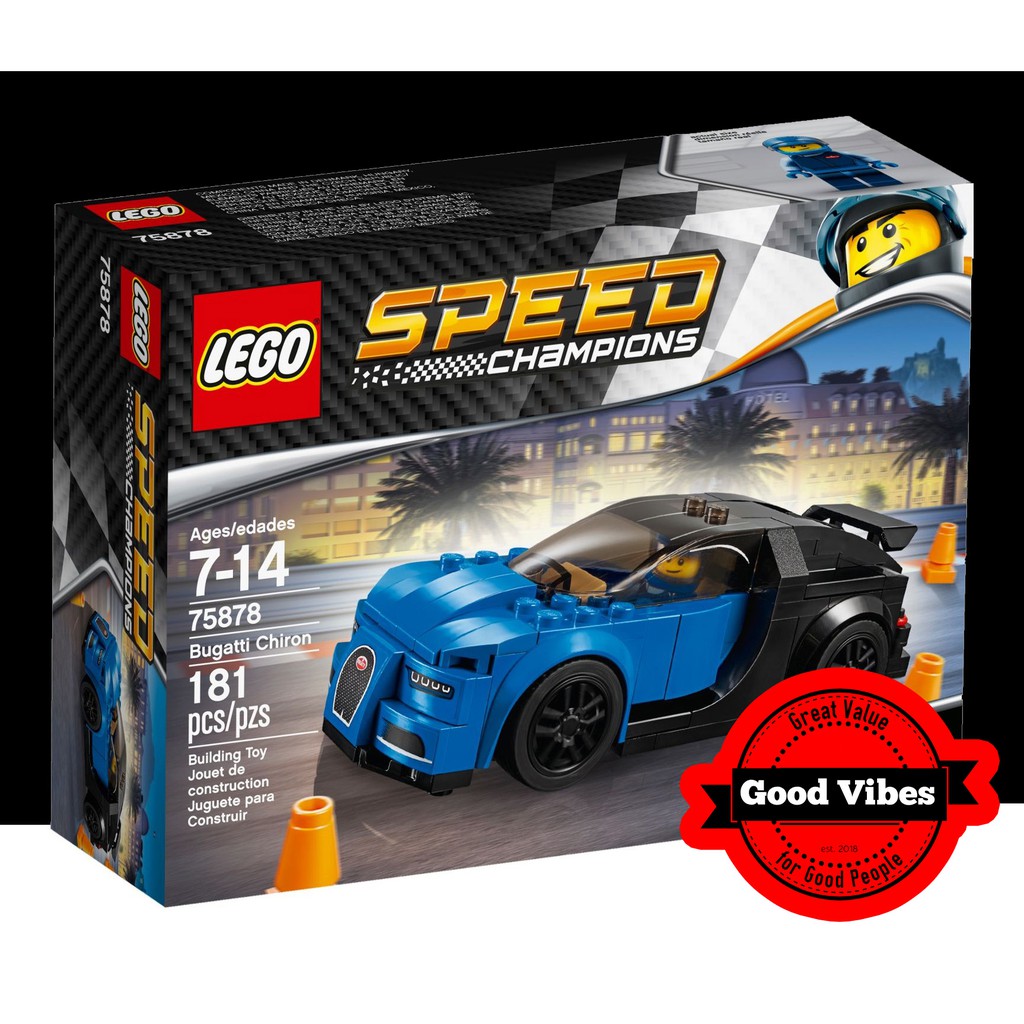 KingBricks LEGO 75878 Bugatti Chiron - Lego Mobil Lego Balapan Lego Balap