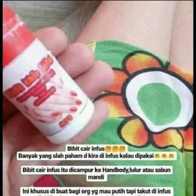 bibit pemutih infus