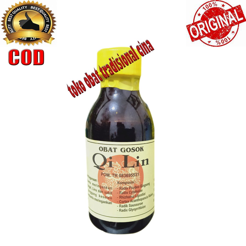 Obat gosok QILIN arak gosok untuk patah tulang dan nyeri sendi ampuh