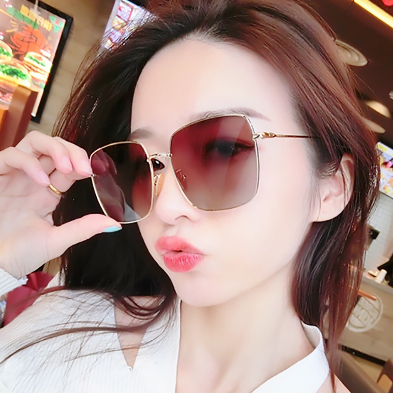 New 2023 - Kacamata Gaya Kotak Retro Nagita - Kacamata Fashion Simple Kekinian-5