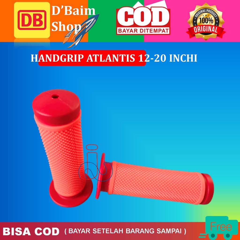 Handgrip Sepeda Atlantis Karet Stang Sepeda