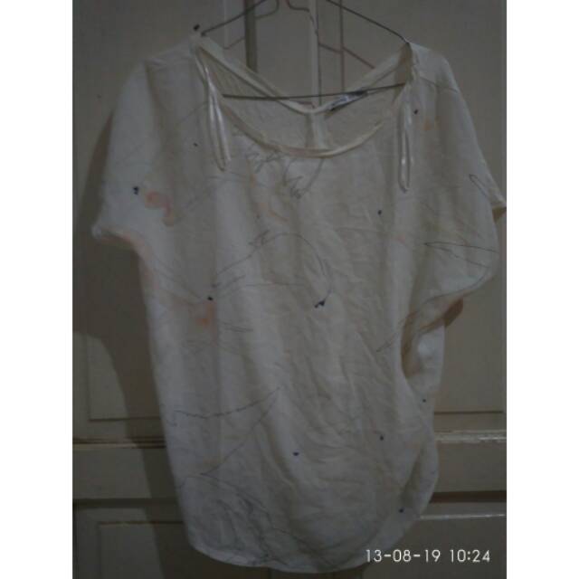 Zara white blouse
