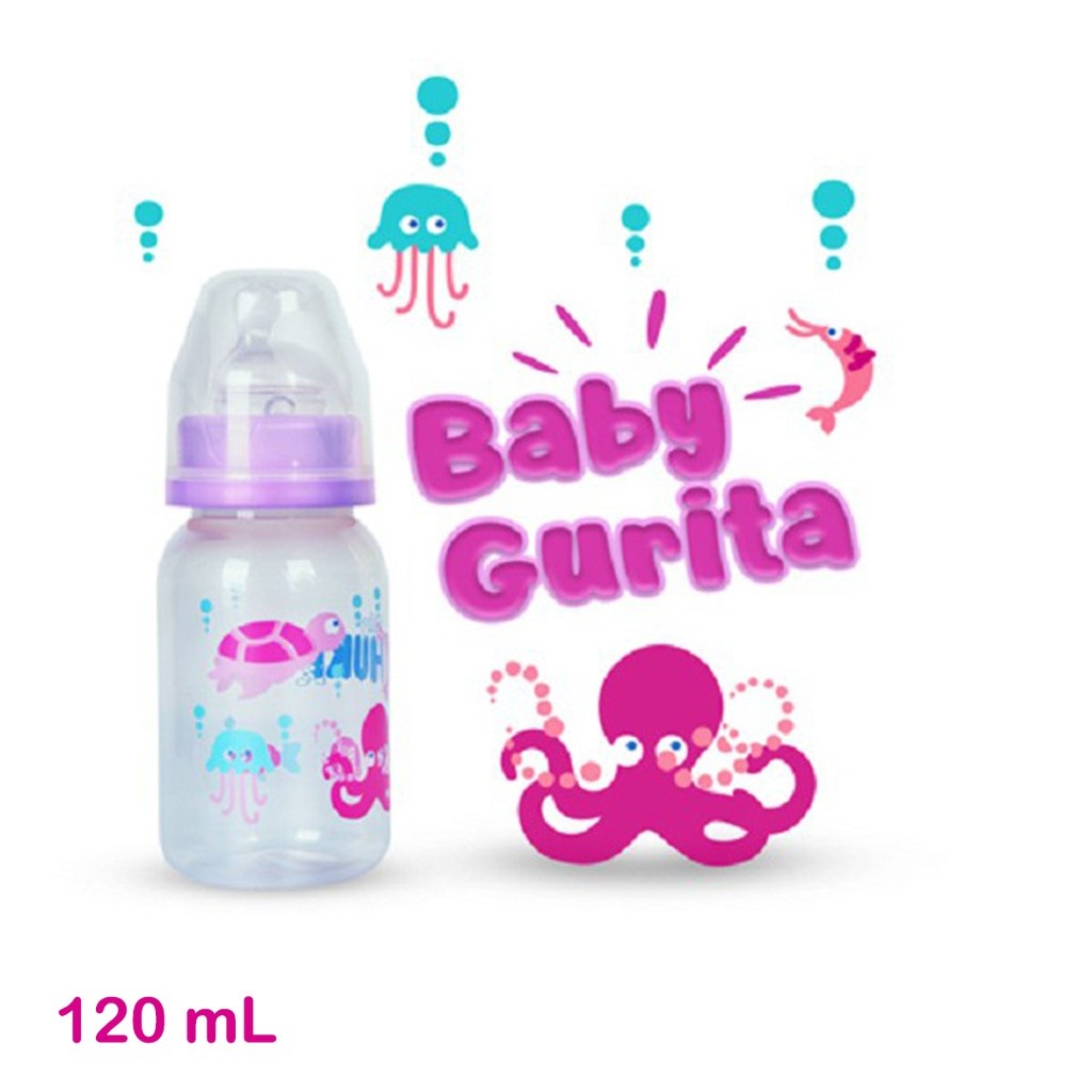 BABY HUKI Baby Bottle Animal Series 60 mL 120 mL 240 mL botol dot minum susu bayi HALAL (VH)