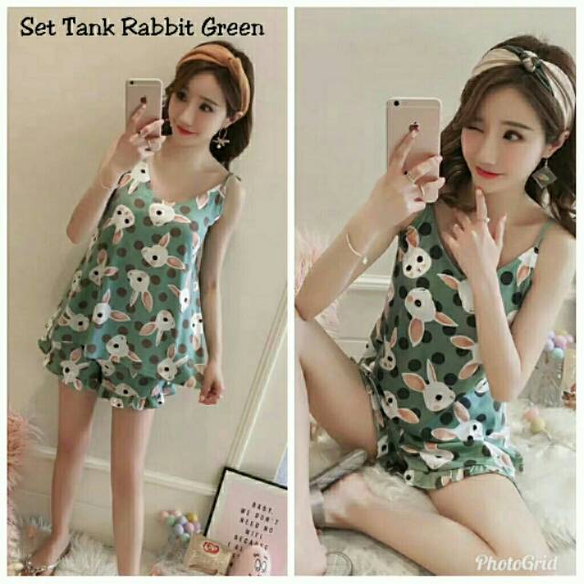 Set Tank Rabbit Green(JS)