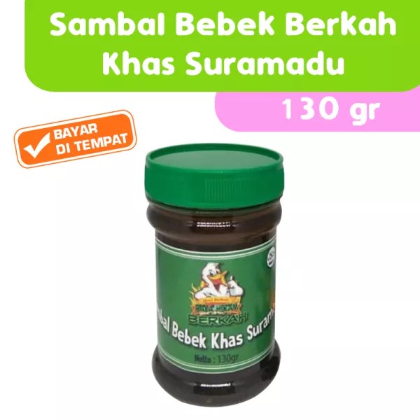 

COD - Sambal Bebek Berkah Khas Suramadu 130 gram