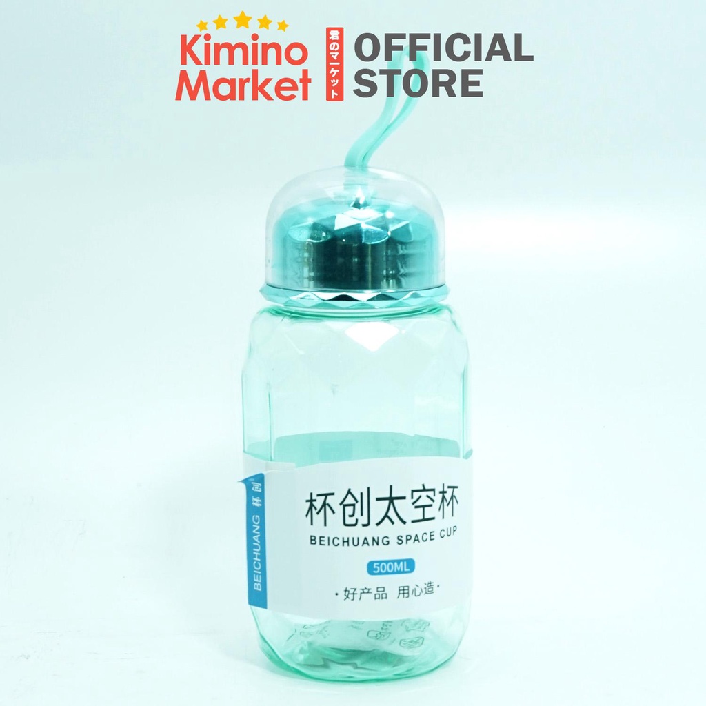 Botol Air Minum Korea Transparan 500 ml Drink Bottle BPA Free Anti Tumpah