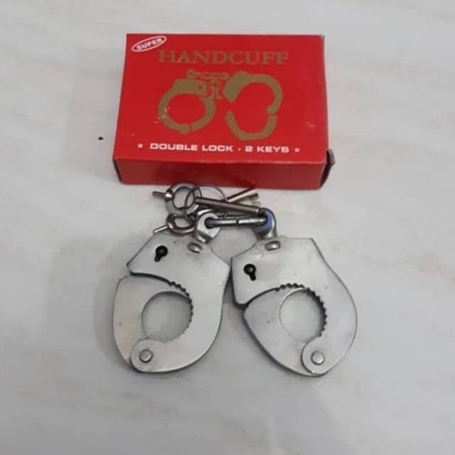 Borgol Jari Jempol / Handcuff double lock Kecek jari