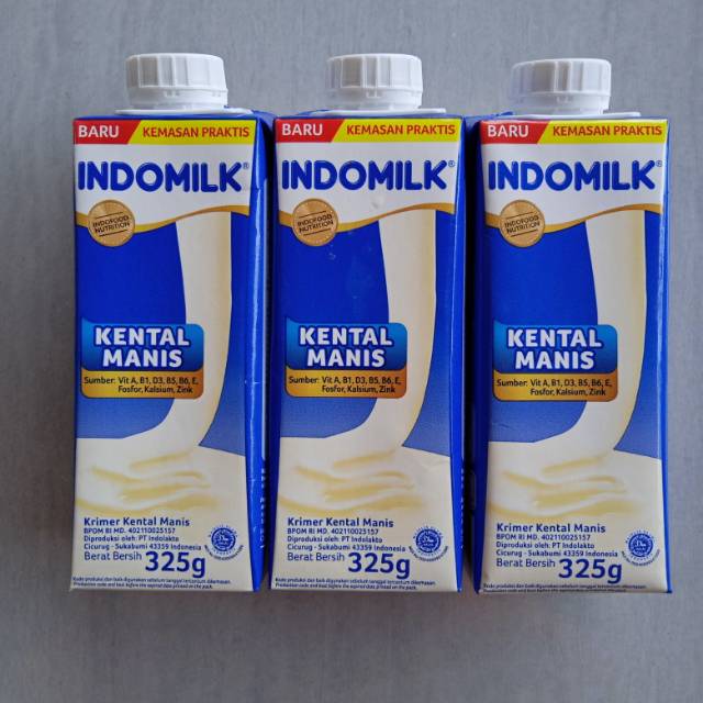 Indomilk susu kental manis kotak 325g
