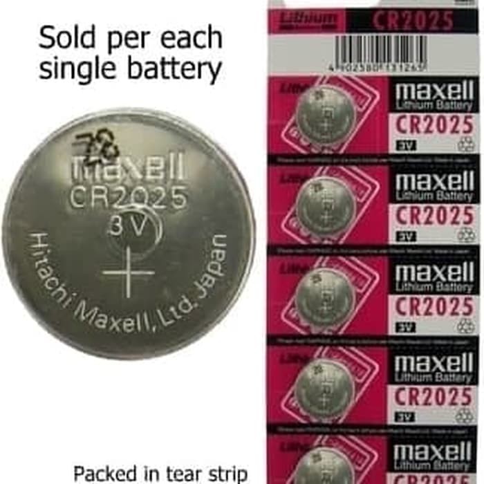Baterai Maxell Cr2025 Asli / Original