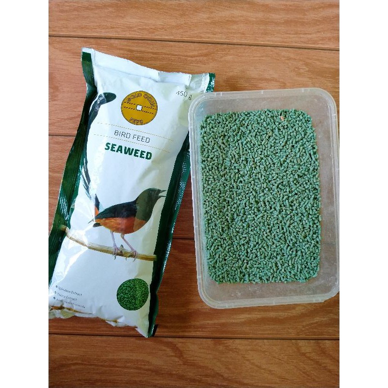 Jual Gold Coin Feed Bird Feed Seaweed Gr Pelet Burung Gold Coin