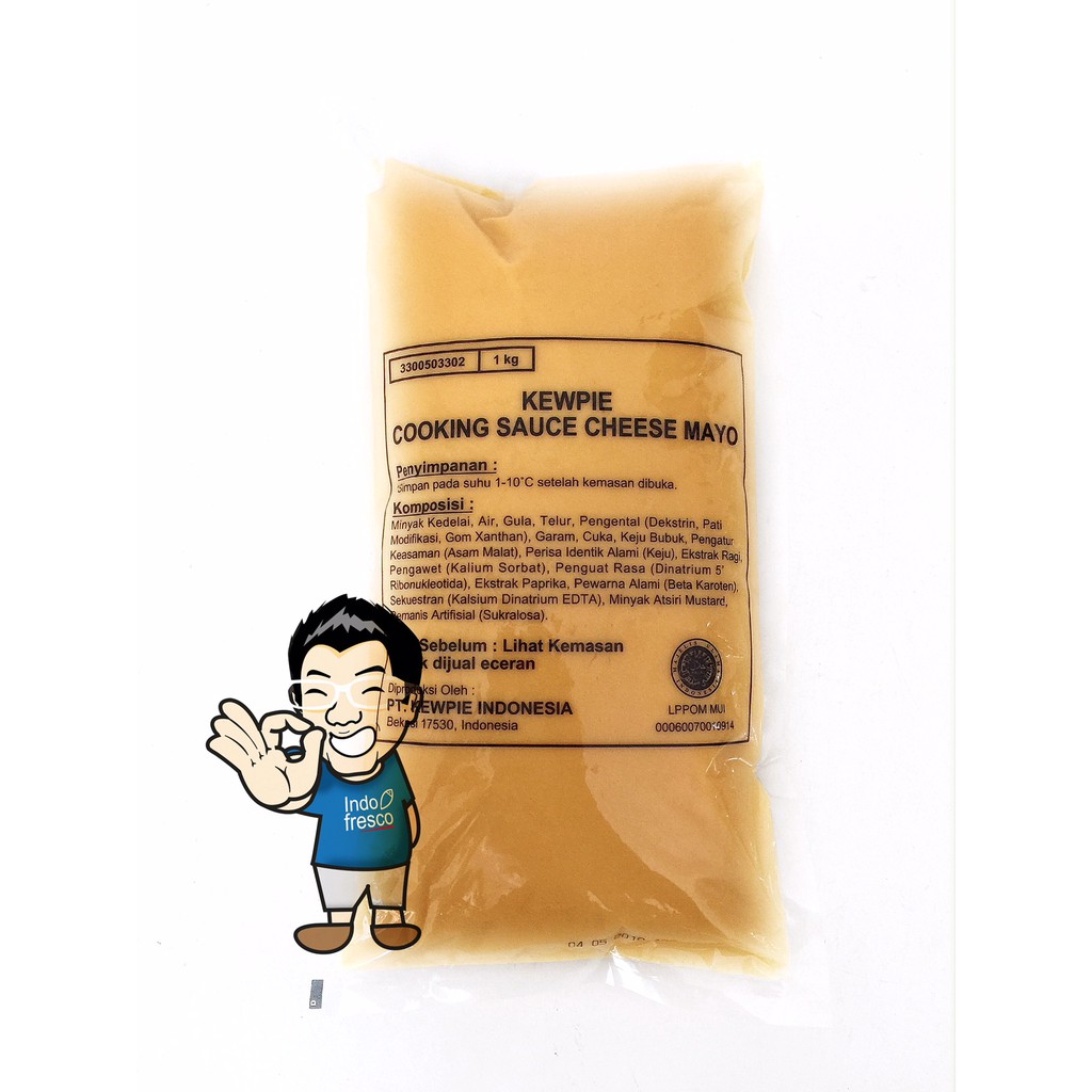 

Kewpie Cooking Sauce Cheese Mayo 1Kg- Saus Keju Mayo