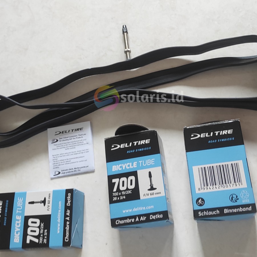 Ban Dalam Fixie Balap Roabike 700x19/23c Presta FV 60mm Deli