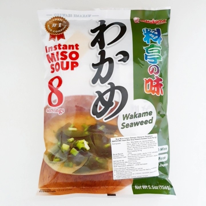 

Marukome Ryotei no Aji Instant Miso Soup : Wakame [8 Porsi] jepang