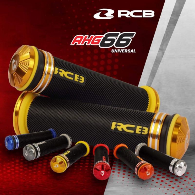 Handgrip RCB Original tipe AHG66 / Hanfat Grip Universal untuk Semua Motor PNP - Charmoto