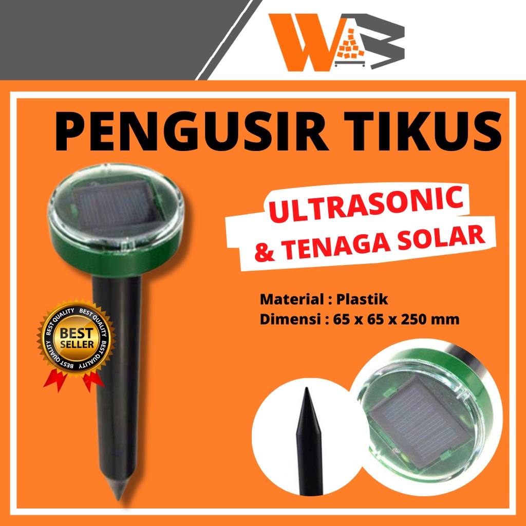 COD Pengusir Tikus Ultrasonic Solar Power untuk Kebun Taman