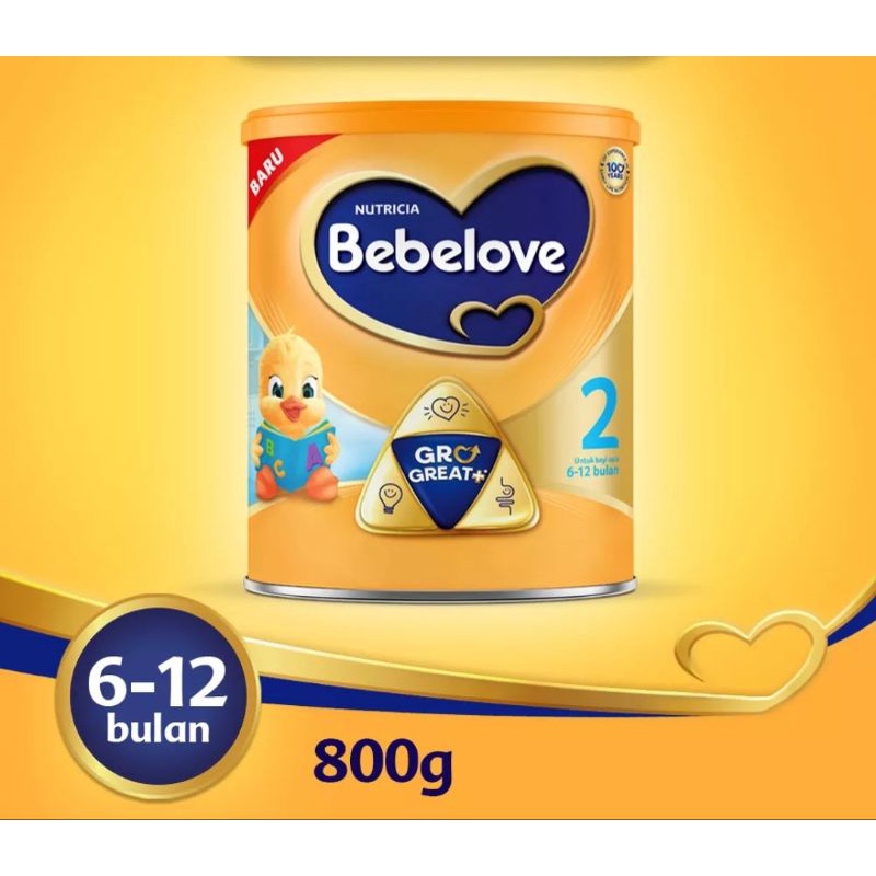 BEBELOVE 1 / 2  800gr kemasan kaleng